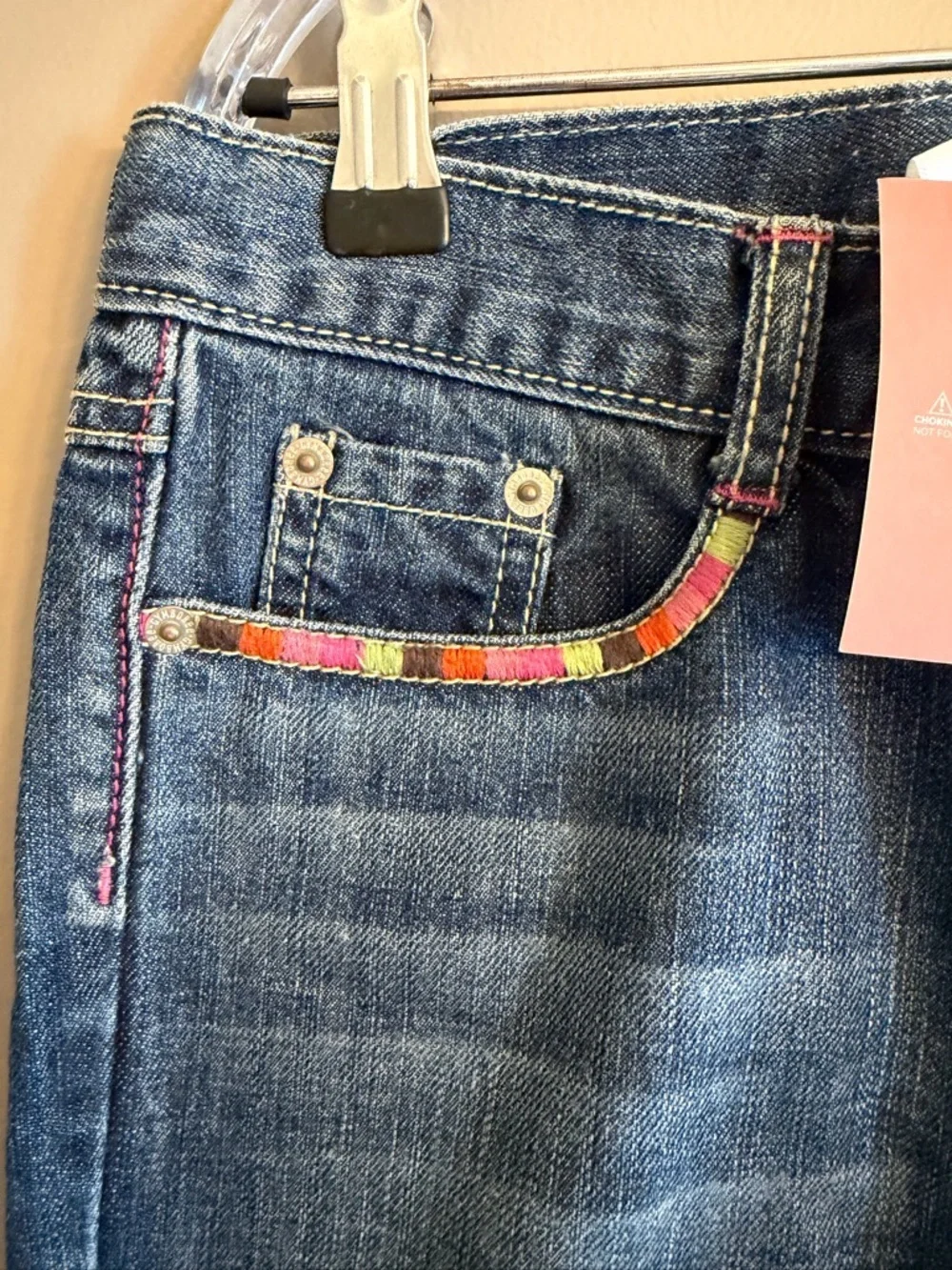 Rare 2009 Y2K NWT Gymboree Girls Embroidered Bootcut Jeans | Size 12